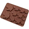 Bakformar diy mögel storlek lönn blad kex gelé mögel silikon choklad mögel fy5441 0829
