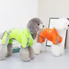 Capinho de chuva multicolorido para roupas para cães para pequenos e médios roupas de cachorrinho de roupas segurando ropa para perro