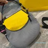 Вышивающие сумки сумки женские сумочки кошелек композитные полумесяцы подлинная кожа