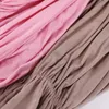 Moda Premium Jersey Hijab instantáneo Tudung con encaje y tres botones mujeres musulmanas Underscarf tamaño libre