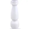Kerzenhalter Europäischer Weißmetallsäulenhalter Romantischer Hochzeitskandlestick für Home Candlelight Esstisch Dekoration Geschenk A0KF