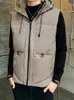 Męskie kurtki męskie jesień i zima bawełniana kamizelka pogrubiona płaszcz termiczny Koreańska szczupła kurtka 2022