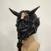 Party Masken Japanische versiegelte Prajna Teufel Hannya Noh Kabuki Dämon Oni Samurai Cosplay Maske Maskerade Halloween Prop