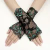 Podkładki kolanowe 1 pary koronkowe rękawiczki pół palców Kobiety moda mody z rękawem krótkim ramię filtra przeciwsłoneczna
