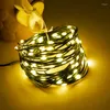 Строки светодиодные светильники 75 футов 200 светодиодных заглушек в Fairy 8 режимах низкого напряжения рождественский декоративный лампа Twinkle Firefly