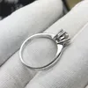 Wedding Rings Classic style 18K White Gold Ring 1ct 2ct 3ct VVS1 DF color Round Cut jewelry ring Anniversary Engagement For Woman 220829