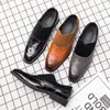 المتسكعون رجال أحذية pu ing suede brogue pattern pattern position toe tee fashion business daily daily all-match ad010