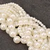 Chaînes nigérian mariage collier ensembles bohème simulé perle pour femmes accessoires en gros déclaration colliers