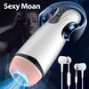 Sex Toy Massager Automatic Artificial Cunt y Toys for Men Blowjob Sucking Masturbation with Vibrator Realistic Vagina Onahole Adult