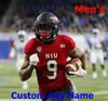 Football Football Personnalisé Northern Illinois Huskies Maillots de Football Ronald Anderson Jersey Woodly Appol