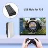 Hub Adapter USB C Ports Digital Edition Console för PS5 6 i 1 Splitter PlayStation 5