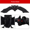 Autres fournitures de fête d'événement Halloween chauves-souris suspendues faux caoutchouc réaliste faux fantasmagorique suspendu chauves-souris volantes décor pour fête d'halloween décoration de maison hantée 220829