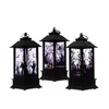 Autres fournitures de fête d'événement Halloween lanterne LED vent lumières citrouille sorcière crâne électronique bougie lumière Halloween maison fête décoration accessoire pas de batterie 220829