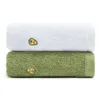 Serviette 75x35cm de style avocat coton face coton lavage ménage absorbant moelleux serviettes de bain en microfibre