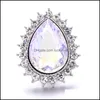 CLASPS HOODS FASKINATION RADIANT RHINESTONE GADGET FASTER 18mm Snap Button Clasp Boho Waterdrop Charms f￶r Snaps Jew Dhseller2010 DH6CK