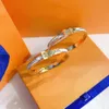 luxury jewelry bracelet women leather designer braceltes with brand high-end elegant four leaf flowers pattern couple RJK