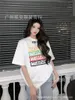 2022 Summer Summer New WE11 TEE Short Sleeve Men and Women's Letter Printed T-Shirt for Lovers