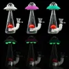 Smoking Accessories UFO silicone pipe colorful hookah glass water bongs pipes
