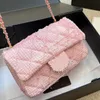 2022 di alta qualità di alta qualità di moda di lana borsa da donna Lady nuove borse firmate Tote bag borsa Crossbody spalla portafoglio borse rosa