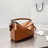 Shoulder Bags Evening Handbag Tote Designer Women Geometrical Jigsaw Puzzle Crossbody gre