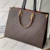 Onthego Luxurys Designers çanta bayan çanta çantası çiçek tote çanta bayanlar rahat tote pvc deri omuz kadın büyük çanta moda cüzdan sırt çantası