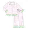 Giyim setleri 2pcs bebek kız kıyafetleri saf pamuk kıyafetleri Santa Nakış Çiçek Desen Uzun Pantolonlar Çocuk Butique9315438