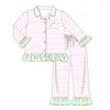 Kleidung Sets 2 stücke Baby Mädchen Kleidung Reine Baumwolle Outfits Santa Stickerei Blumenmuster Lange Hosen Kinder Boutique