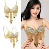 Stage Wear femmes paillettes scintillantes glands soutien-gorge haut Raves Belly Dance Club