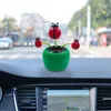 Interior Decorations Car Ornament Solar Shaking Head Flower Styling Auto Accessories Dashboard Decoration