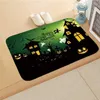 Teppiche Halloween Theme Serie Türmat Kürbis Burg Bodenmatte Weiche Badezimmer Küche Saugle Foot 40 60 cm