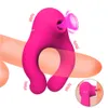 Beauty Items Cock Ring Vibrator 7 Snelheden Penis ring Stimulator Clitoris Stimulatie Volwassen sexy Speelgoed voor Man Clitoris Stimulator