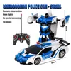 Carro RC elétrico 2 em 1 Robôs de transformação de brinquedo Modelos de veículos Sports S Sports S Sports Remote Control Presente para meninos 220829