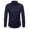 الرجال السترات للرجال القمصان غير الرسمية 2022AUTUMPANT FASHION SOLD COLL MAN Long Sleeve Cotton Slim Fit Business Button Tops Tops