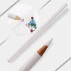 Long Nail Art Punteggiatura Strumenti LEGNO Strass Gem Picking Crystal Wax Pencil Pen Picker Decorazione di strass NAB062