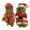 인형 귀여운 크리스마스 20 cm grinch 아기 박제 봉제 장난감 아이를위한 Xmas 선물에 집 장식 Navidad decor299k
