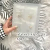 Jewelry Pouches Portable Transparent Earring Bracelet Necklace Anti Oxidation Storage Book With 50pcs Bag Rust Display