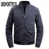 Мужские куртки Ursporttech Jacket Мужчины Осень Зимняя армия военные куртки мужские слои. Повседневная одежда верхней одежды Парка мужская куртка 220829