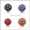 Clasps Hooks Metal Snap Button Jewelry Colorf Enamel Process Animal Tree Angel Diy 18Mm Ginger Bracelet Necklaces Acce Dhseller2010 Dh6Wd