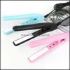 Other Household Sundries Mini Household Sundries Dry And Wet Hair Straightener Iron Don T Hurt It Ion Perm Banger Straigh Carshop2006 Dh4Bb