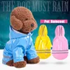 Abbigliamento per cani Summer Outdoor Puppy Pet Rain Coat S-XL Felpa con cappuccio Giacche riflettenti impermeabili PU Impermeabile per cani Vestiti per gatti