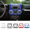 Jeep Wrangler JK 2011-2017 Factory Outlet Car Interior Accessories244V 용 ABS CAR 중앙 대시 보드 커버 트림