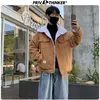 Mens Jackets Privathinker Men Autumn Winter Thicken Warm Corduroy Jackets Mens Outwear Hip Hop Coat Male Teen Casual Jacket Colorful 220830