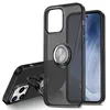 Clear Telefle Case Soft TPU Shockproof Cover dla iPhone'a 15 14 13 Mini 12 11 Pro Max Plus Pinting Ring-Off Stand Stander