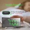 Horloges murales Alarme numérique Desktop Watch pour les enfants chambre à coucher de la chambre à la maison Température de répétition de la température de snooze LED Electronic 220830