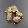 Pendant Necklaces Fashion Natural Stone Ore Necklace Pink Crystal Gray Agates Lapis Lazuli 10 Pieces Wholesale Lot