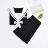Set di abbigliamento giapponese ortodosso morbido marinaio morbido set di lezioni uniformi per studenti a maniche lunghe e maniche autunnali