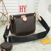 old flower Three piece set Shoulder bag Women favorite mini pochette bag 3 pieces accessories crossbody bag shoulder bags m44823 oxidizing leather purses multi