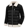 Vestes pour hommes hiver Vintage décontracté daim polaire col chaud épais Parka veste tenue mode sacs classique mâle Plus L220830