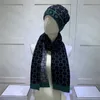 Scarves Sets Gift Designer Beanie Hats Fashion Winter Hat and Scarf Cashmere for Man Women 5 Style 16 Colors Top Quality