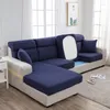 Chaves de cadeira sofás de capa para sala de estar Sofá seccional L L Shaper Home Seat plinto de veludo elástico preto decorativo